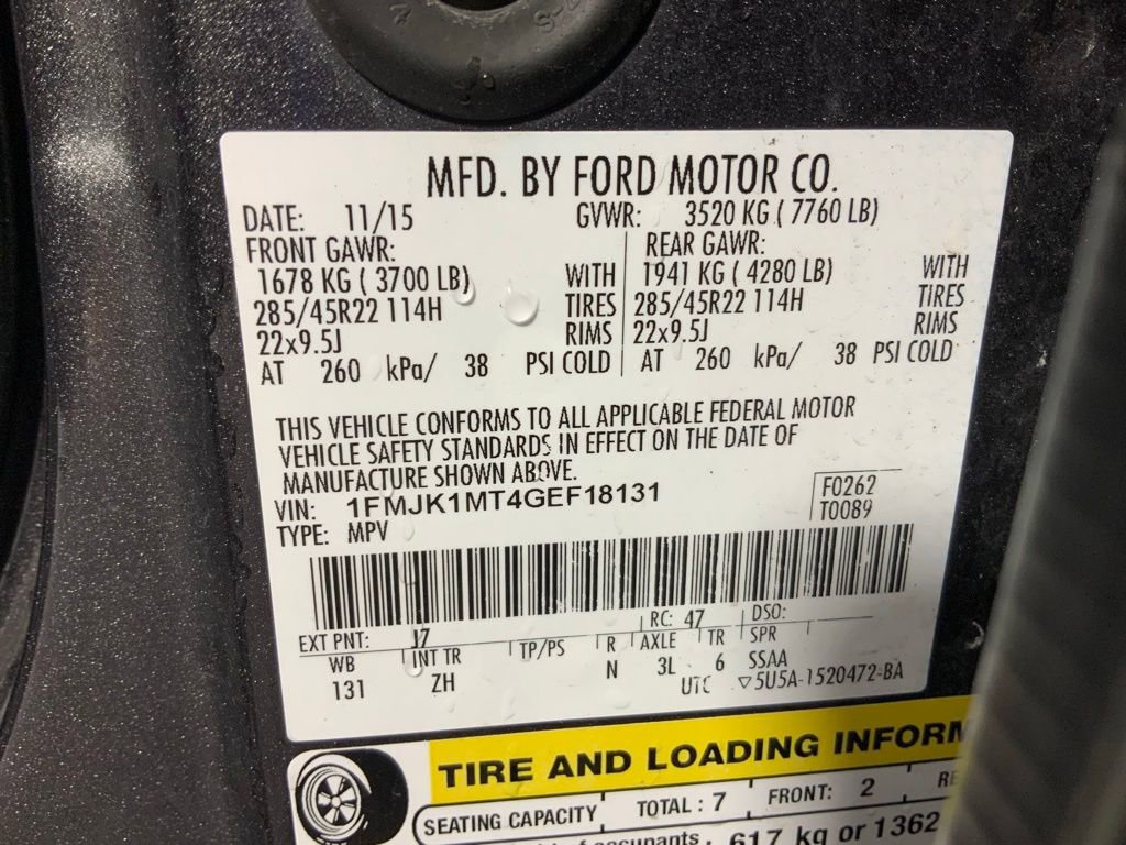 Used 2016 Ford Expedition EL Platinum image 38