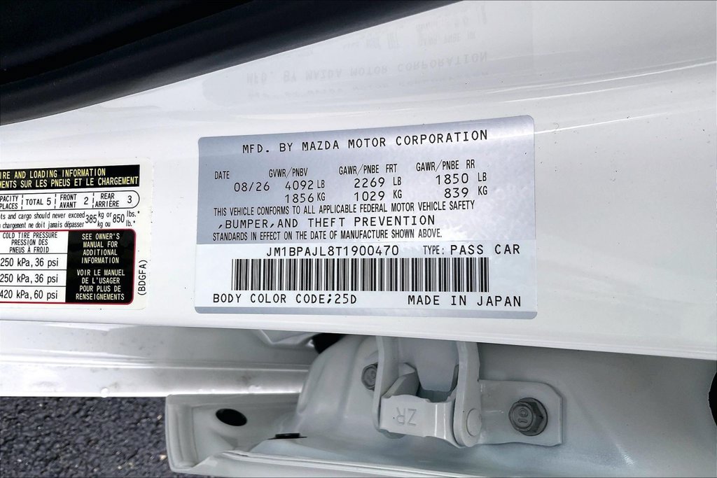 New 2026 MAZDA MAZDA3 s FWD image 14