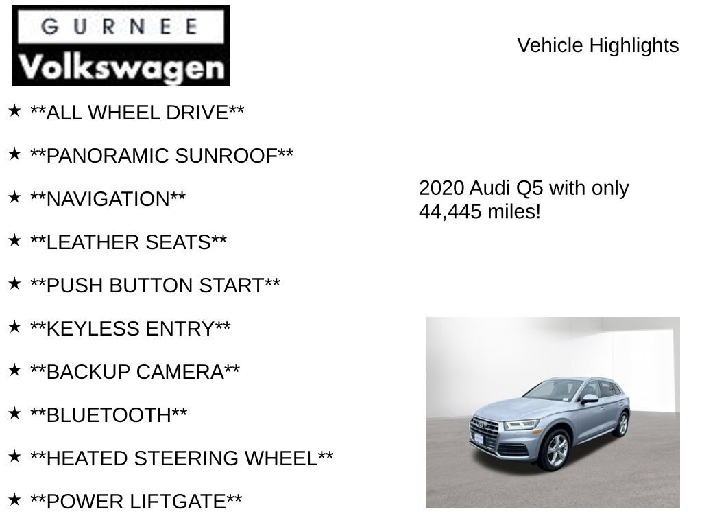 Used 2020 Audi Q5 2.0T Premium Plus w/ Premium Plus Package AWD/4WD image 8