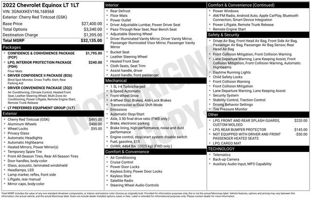 Used 2022 Chevrolet Equinox LT image 7