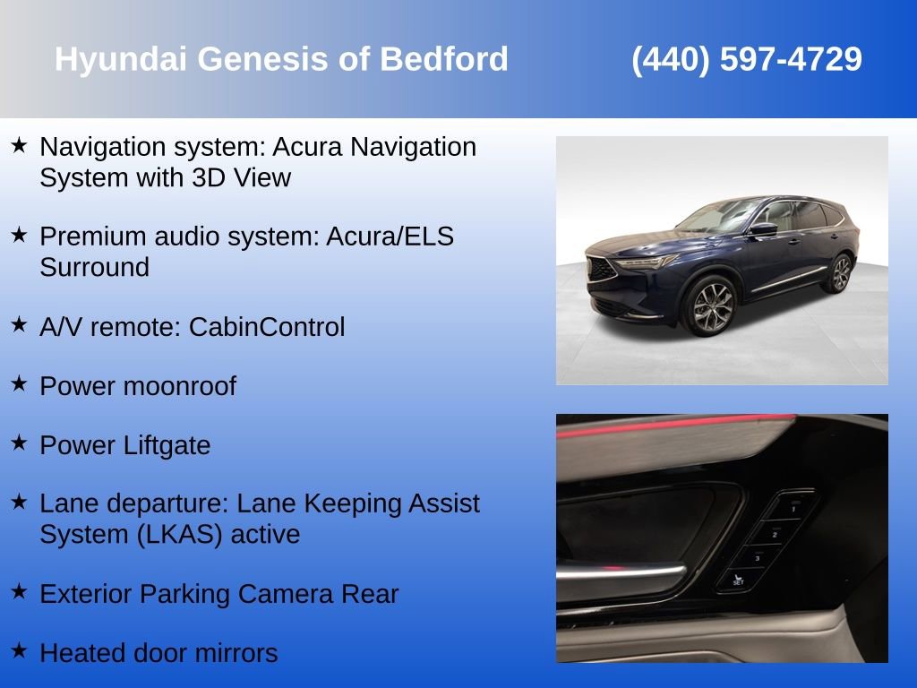 Used 2023 Acura MDX SH-AWD w/ Technology Package image 7