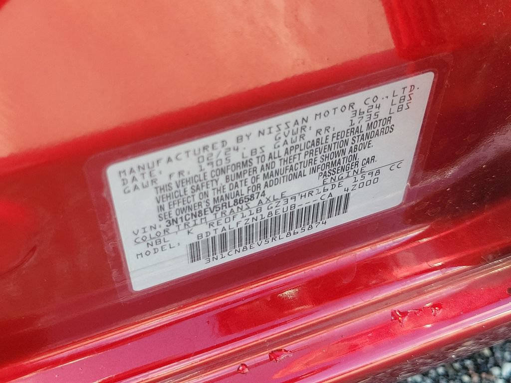 Certified 2024 Nissan Versa SV w/ Trunk Package FWD image 31