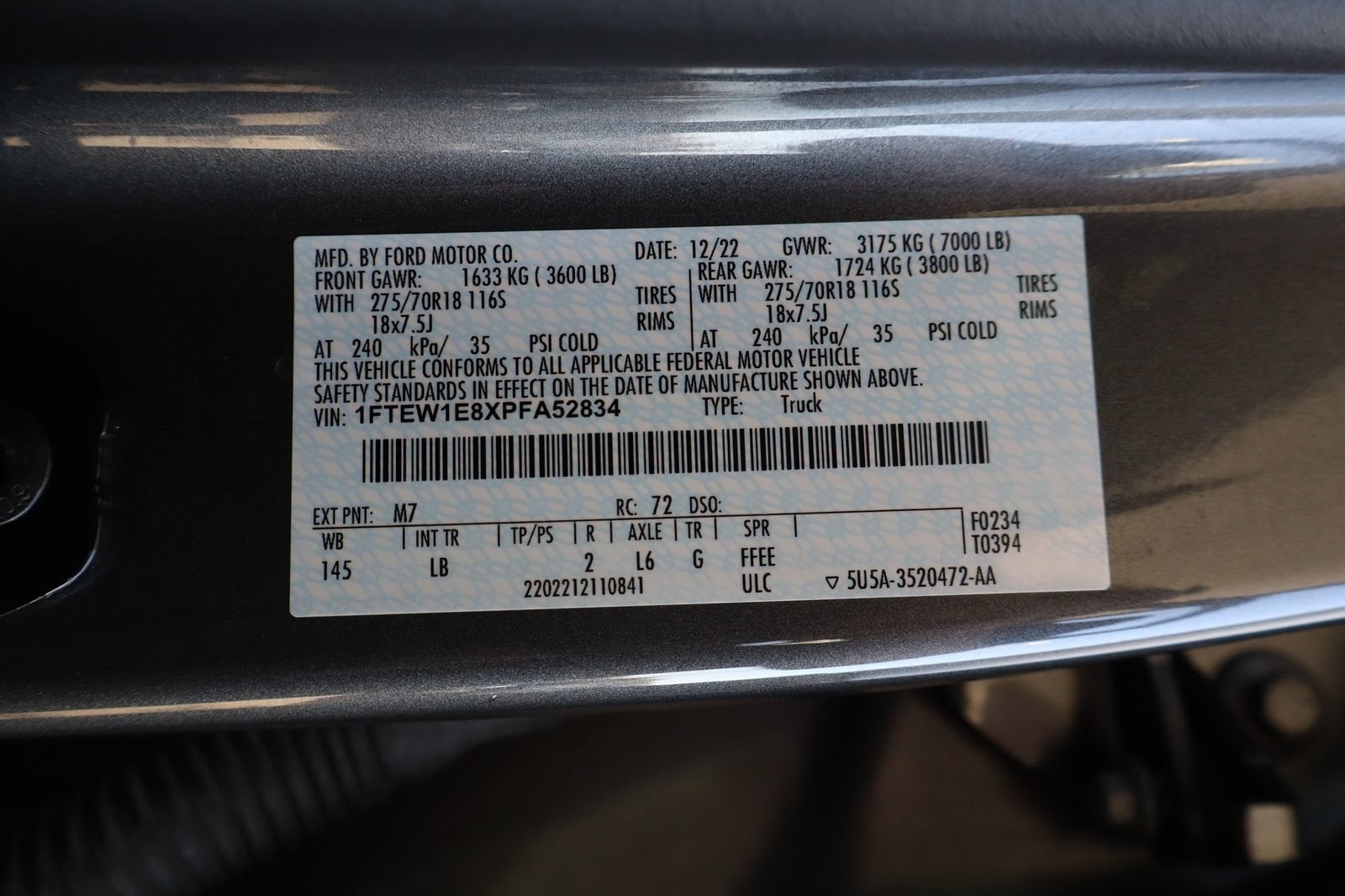 Used 2023 Ford F150 Tremor w/ Trailer Tow Package AWD/4WD image 42