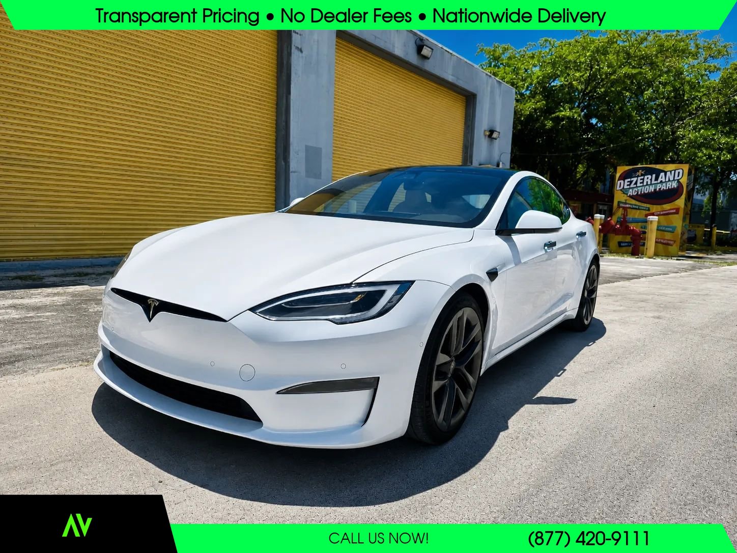 Used 2021 Tesla Model S Plaid AWD/4WD image 1