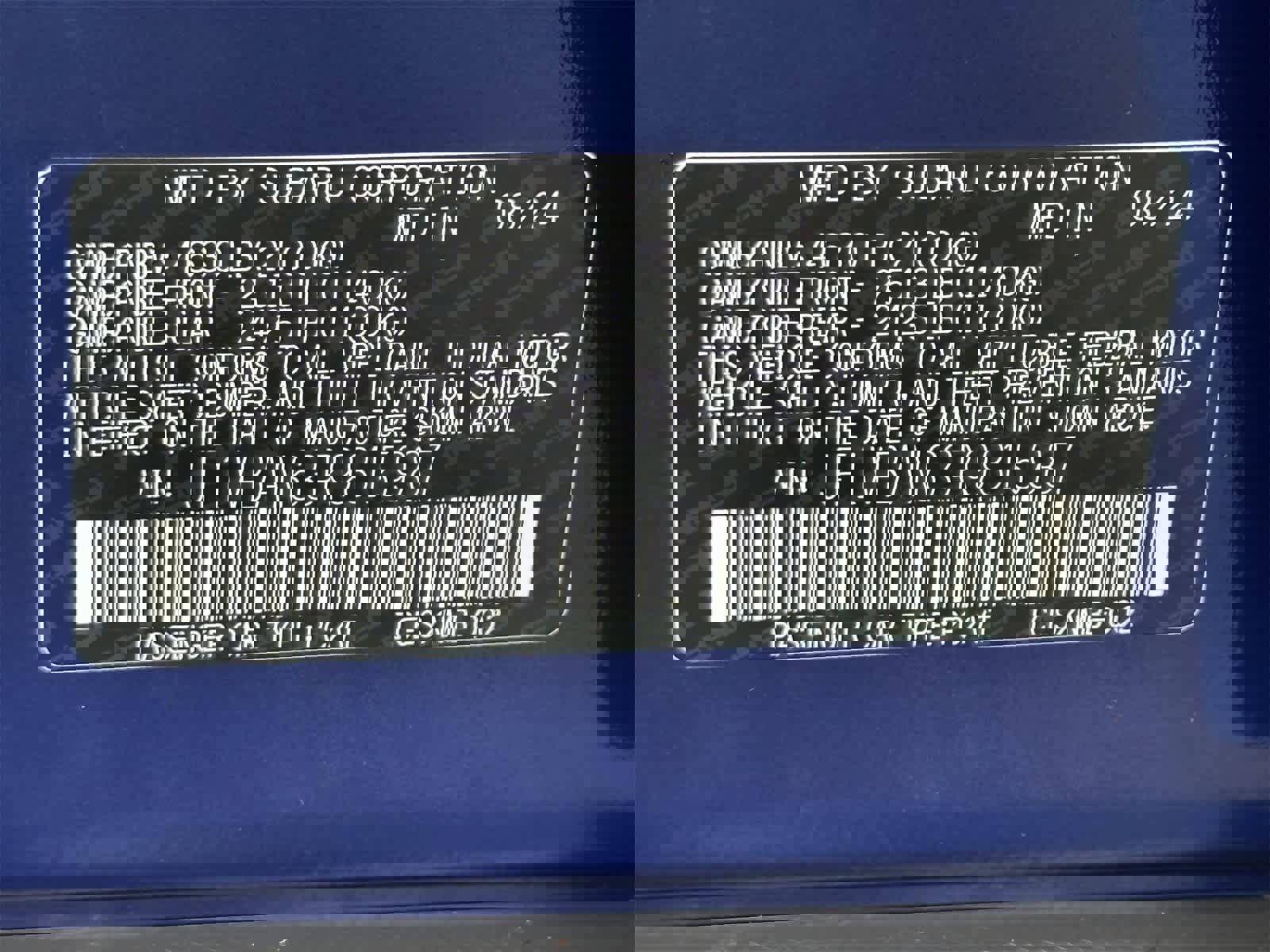 Certified 2024 Subaru WRX Limited w/ Popular Package #1A image 25