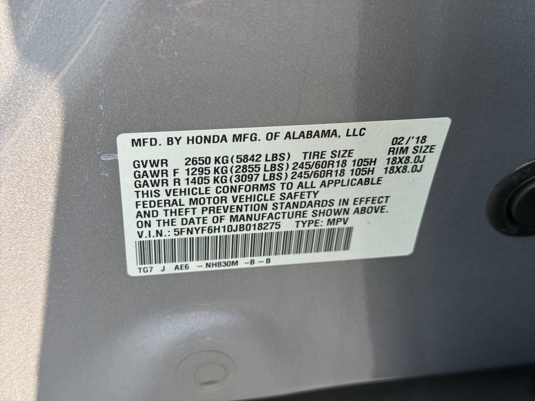 Used 2018 Honda Pilot LX image 29