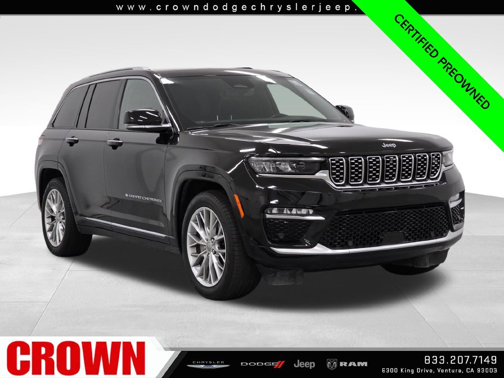 Certified 2023 Jeep Grand Cherokee Summit w/ Adv Protech Group IV