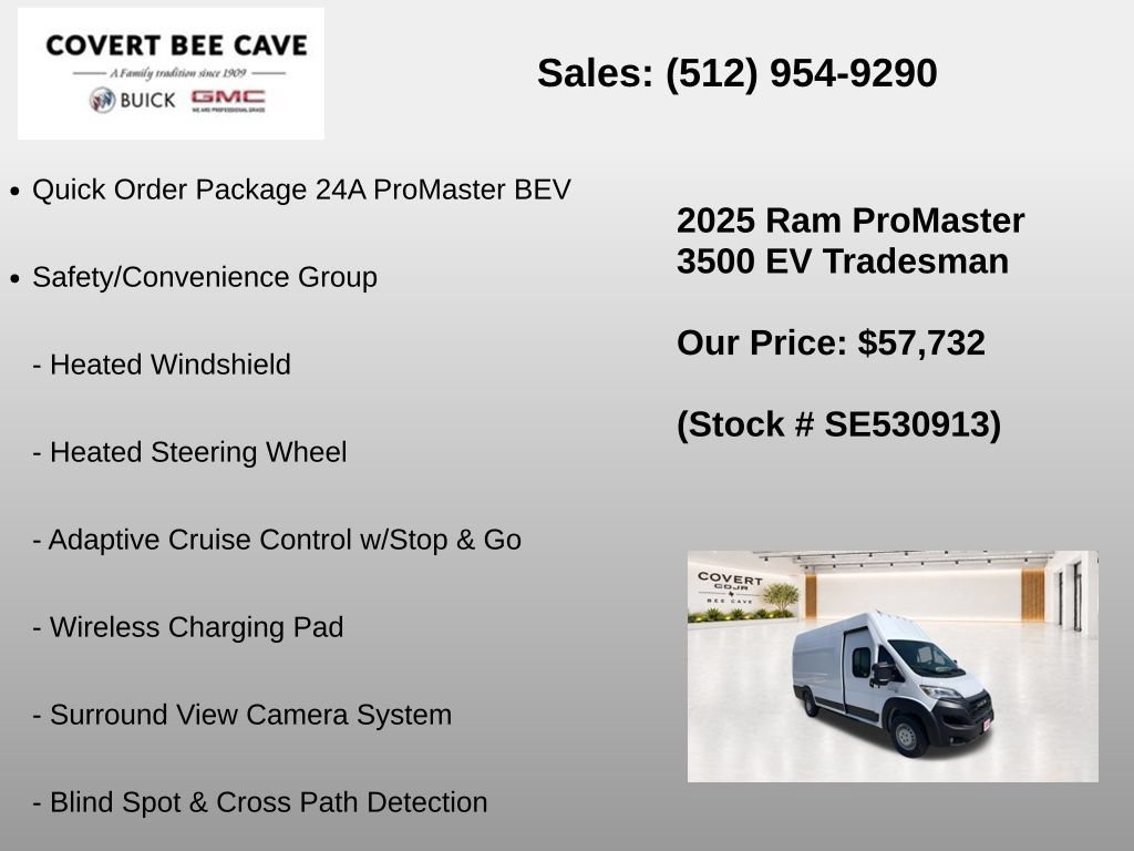 New 2025 RAM ProMaster 3500 FWD image 7
