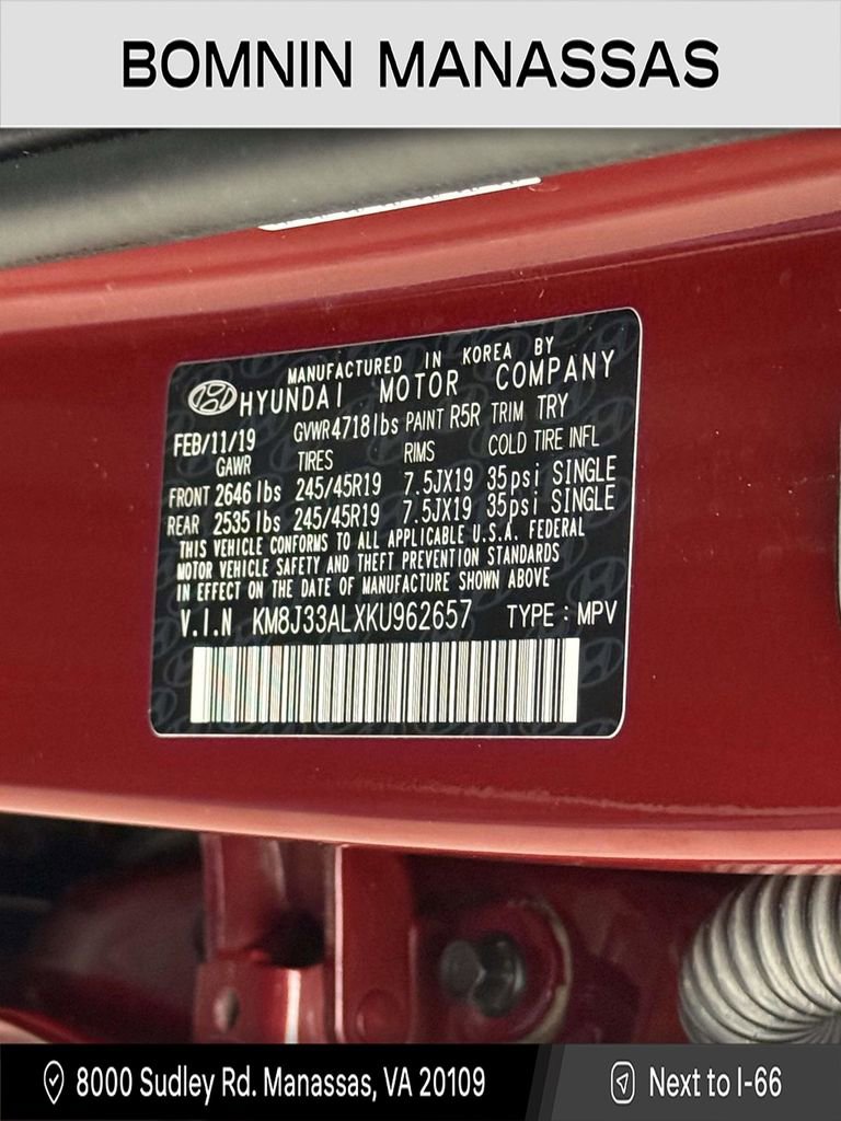 Used 2019 Hyundai Tucson Night image 32