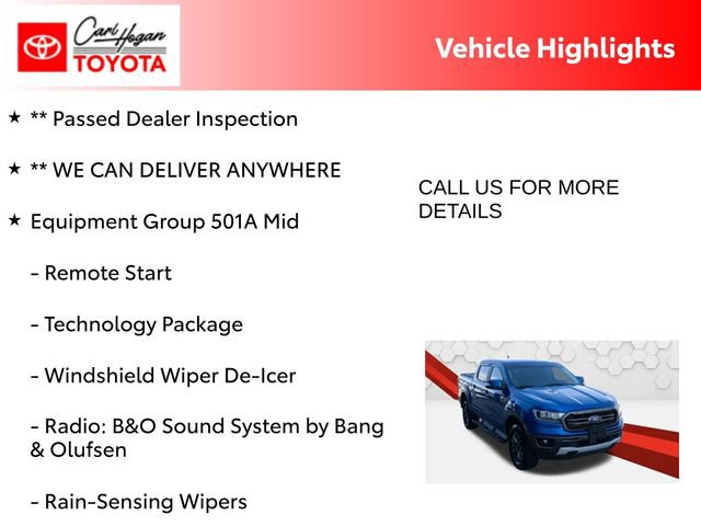 Used 2019 Ford Ranger Lariat w/ Equipment Group 501A Mid RWD image 5