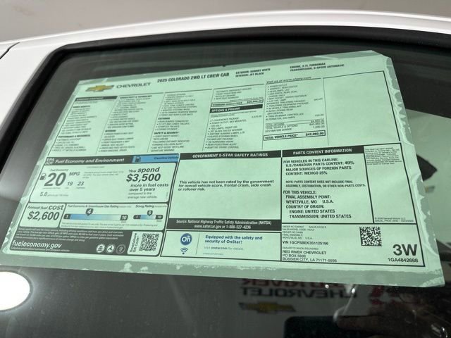 New 2025 Chevrolet Colorado W/T w/ Advanced Trailering Package image 28