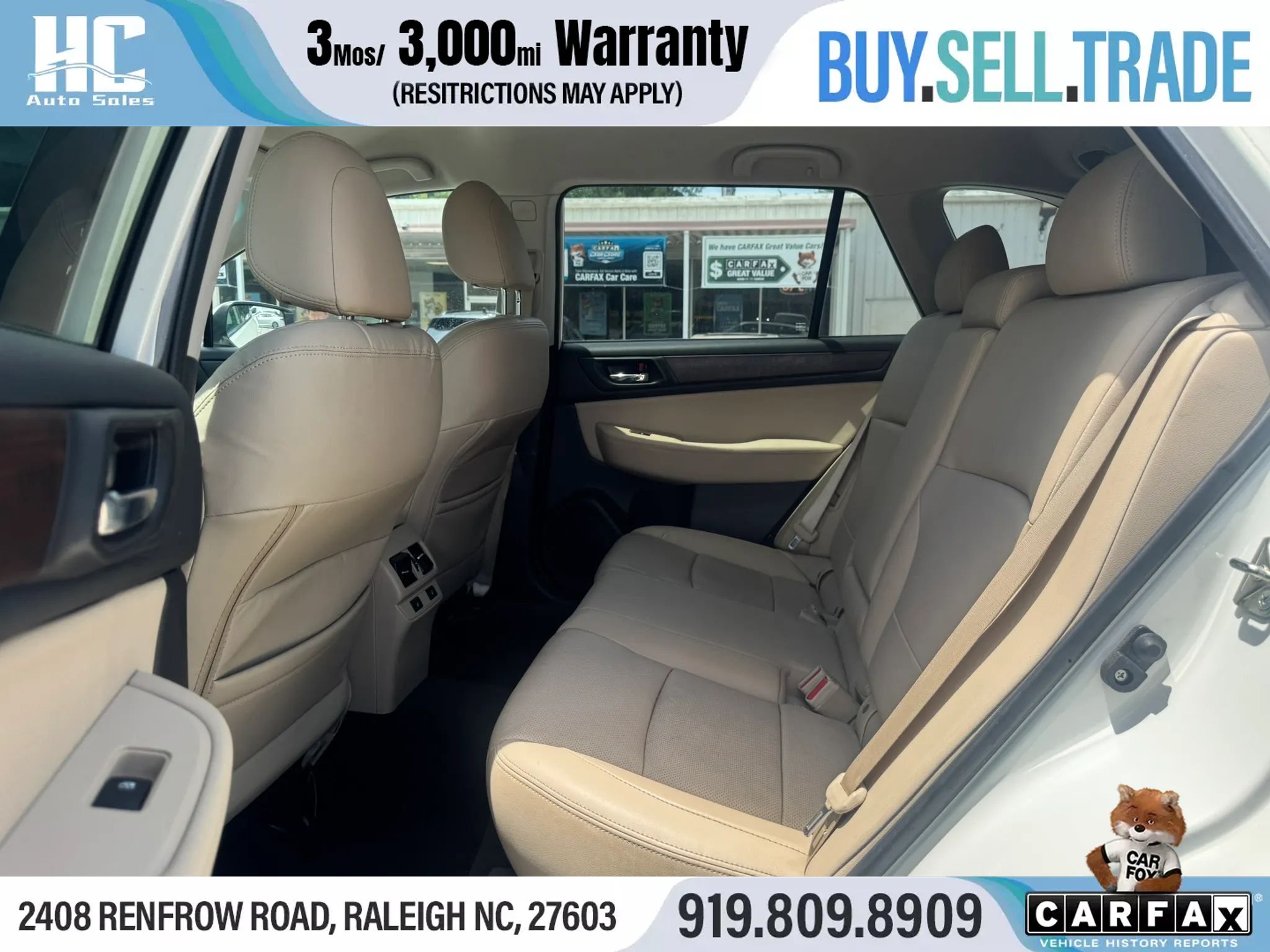 Used 2015 Subaru Outback 2.5i Limited w/ Protection Package #2 AWD/4WD image 16