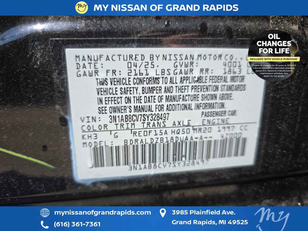 Used 2025 Nissan Sentra SV w/ All-Weather Package FWD image 37