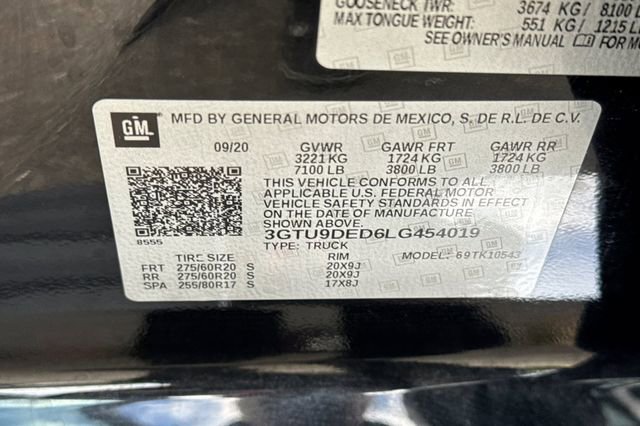 Used 2020 GMC Sierra 1500 SLT w/ SLT Premium Package AWD/4WD image 60