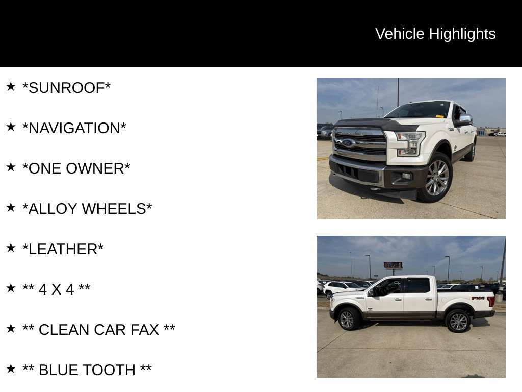 Used 2017 Ford F150 King Ranch w/ Equipment Group 601A Luxury AWD/4WD image 4