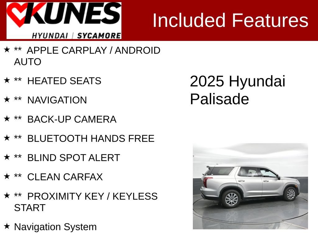 Used 2025 Hyundai Palisade SEL AWD/4WD image 2