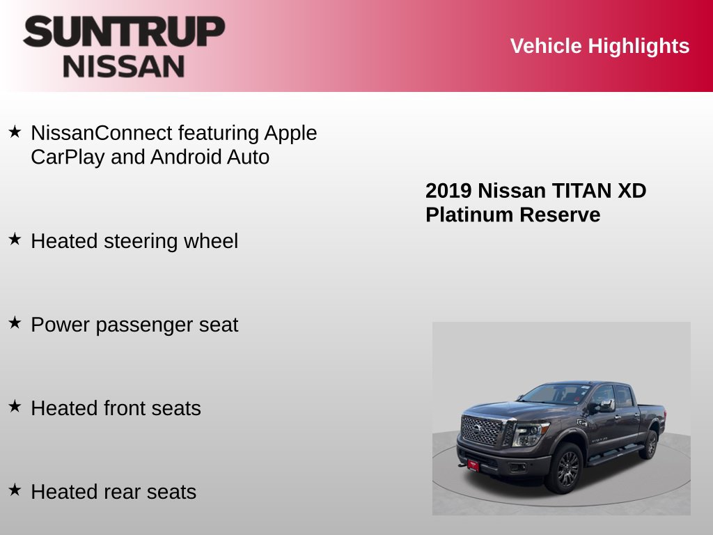 Used 2019 Nissan Titan Platinum Reserve AWD/4WD image 16