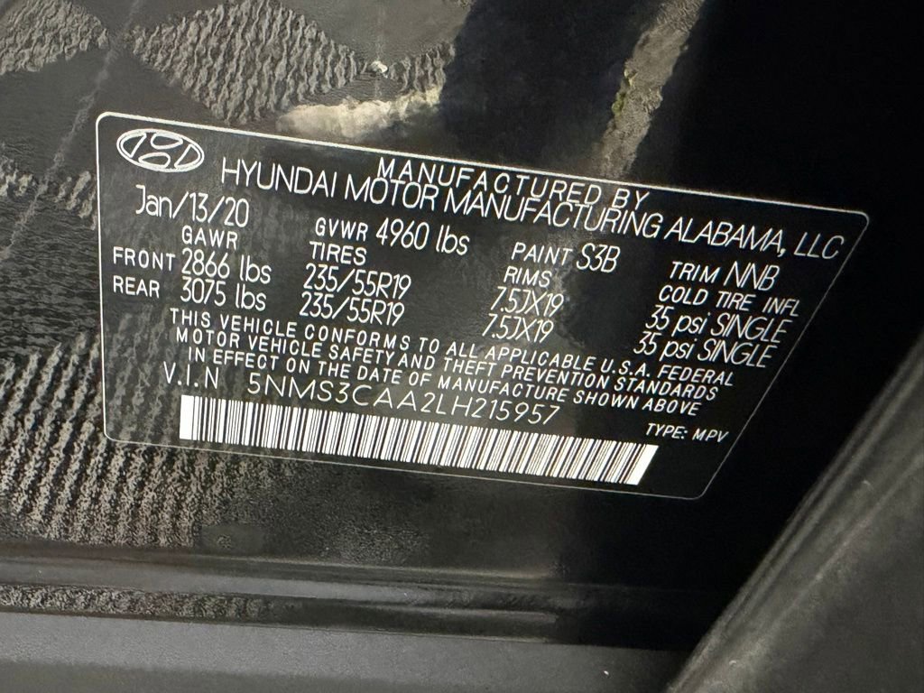 Used 2020 Hyundai Santa Fe SEL AWD/4WD image 41