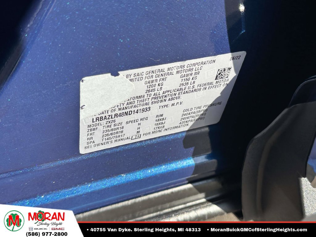 Certified 2022 Buick Envision Preferred FWD image 32