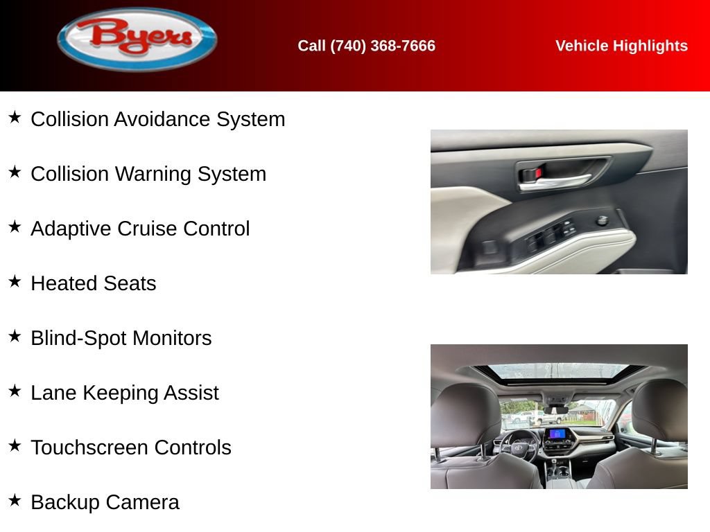 Used 2023 Toyota Highlander XLE AWD/4WD image 12