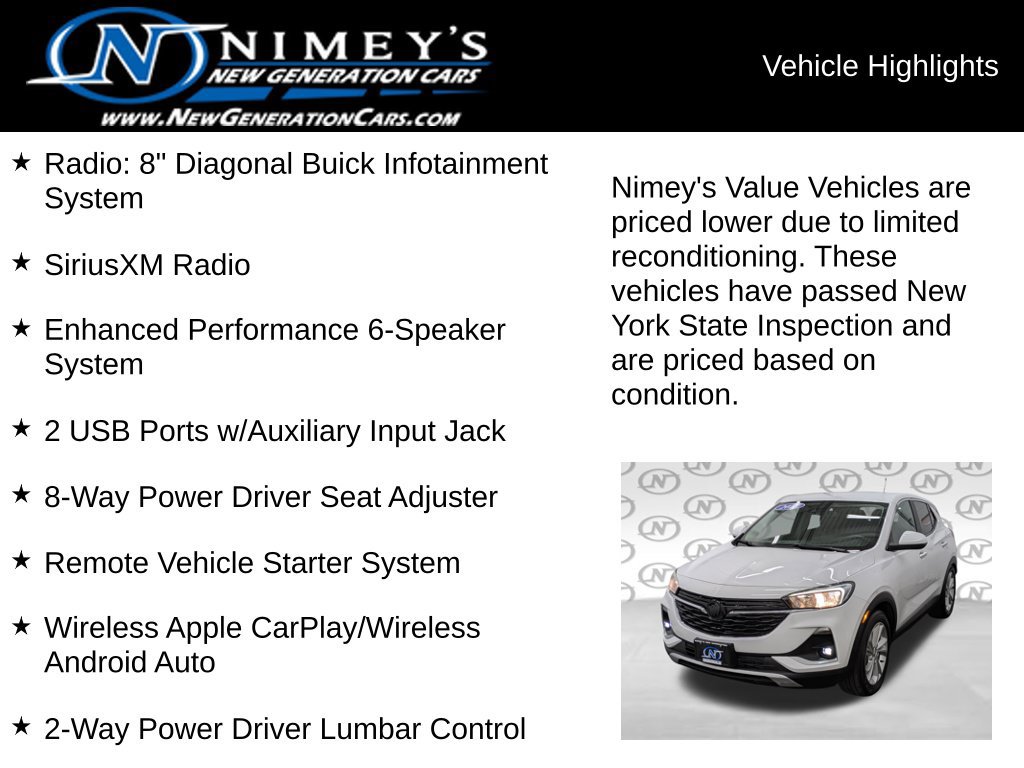 Used 2021 Buick Encore GX Preferred w/ Cold Weather Comfort Package FWD image 10