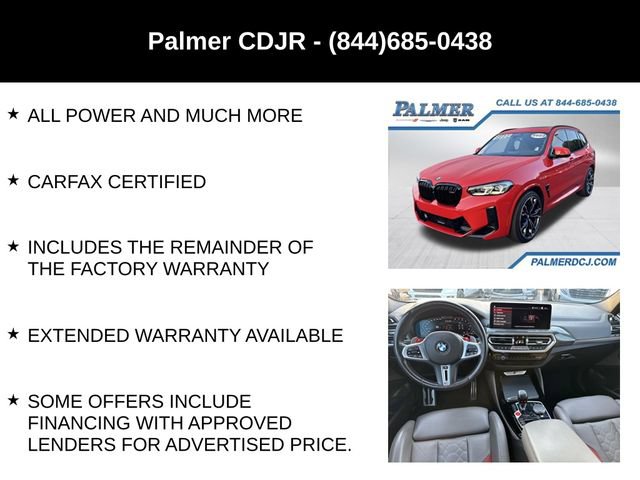 Used 2022 BMW X3 M w/ Executive Package AWD/4WD image 30