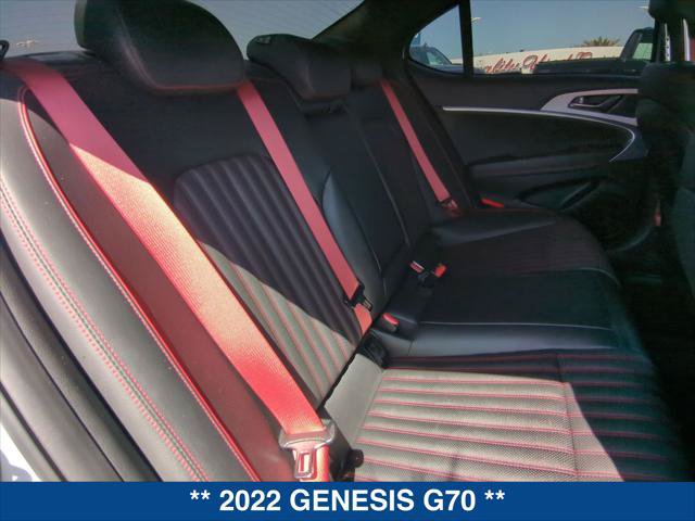 Used 2022 Genesis G70 3.3T w/ Sport Advanced Package RWD image 22