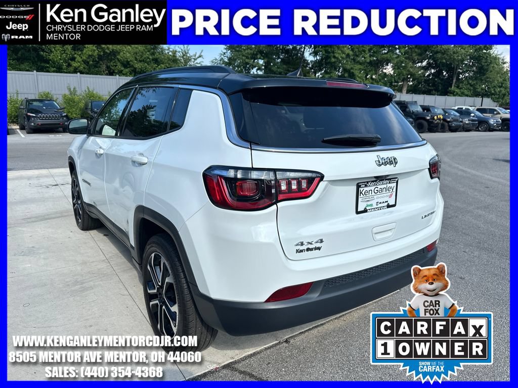 Certified 2022 Jeep Compass Limited AWD/4WD image 7