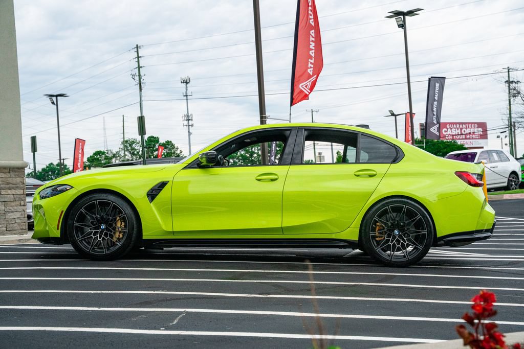 Used 2021 BMW M3 Competition w/ M Carbon Exterior Package RWD image 26
