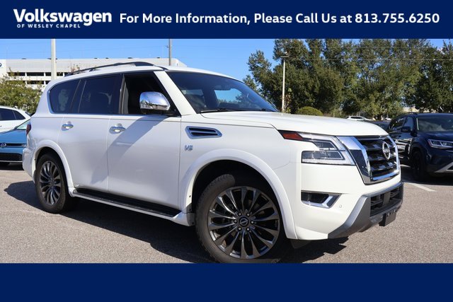 Used 2021 Nissan Armada Platinum w/ Captain's Chairs Package