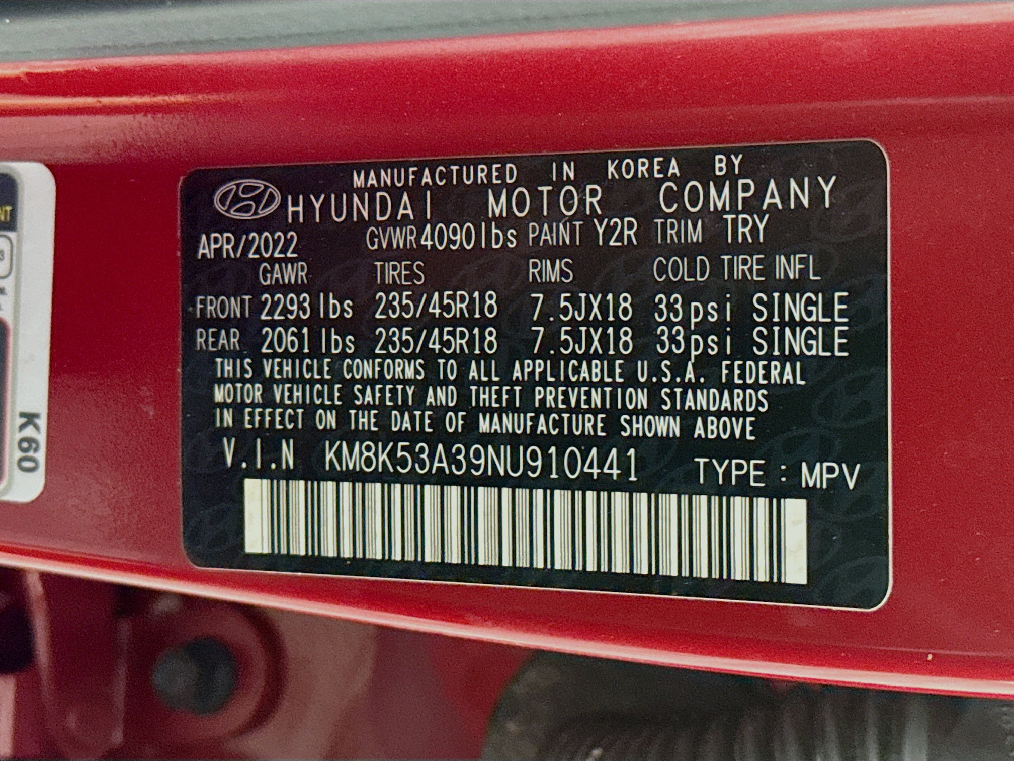 Used 2022 Hyundai Kona Limited image 72