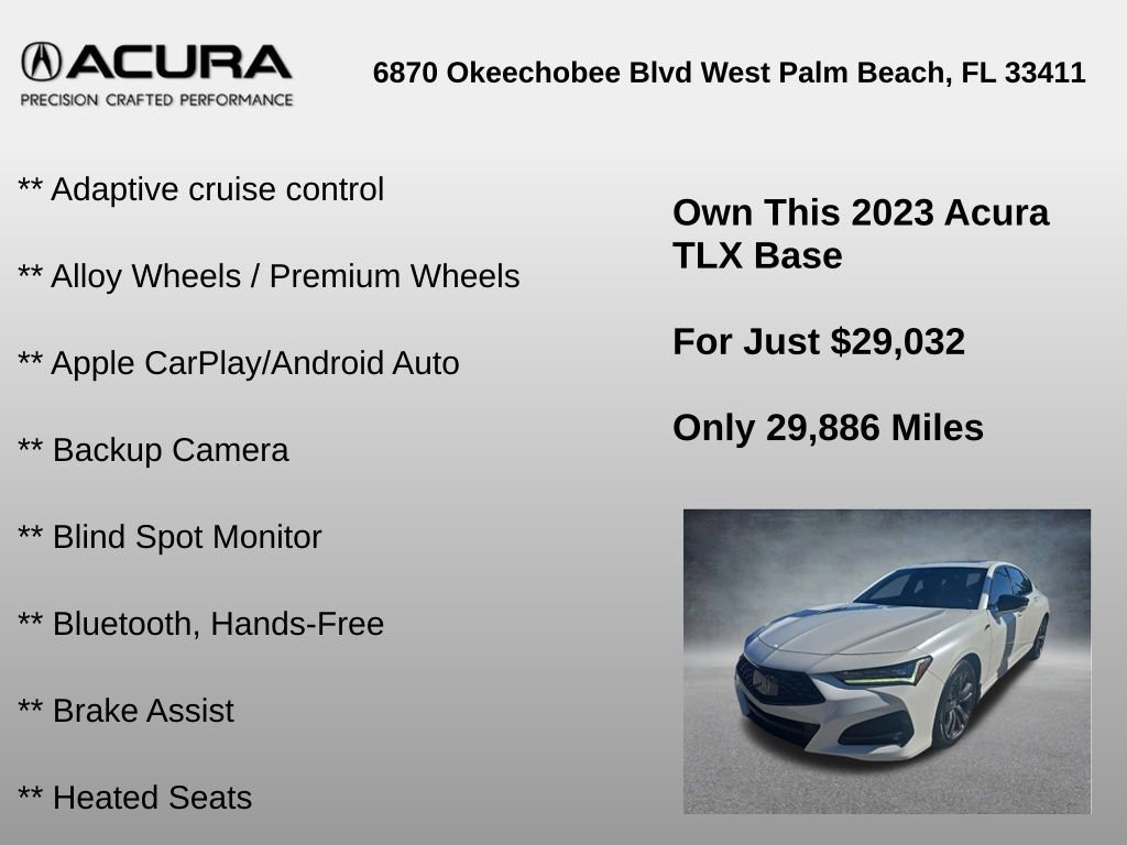 Used 2023 Acura TLX w/ A-SPEC Pkg image 6