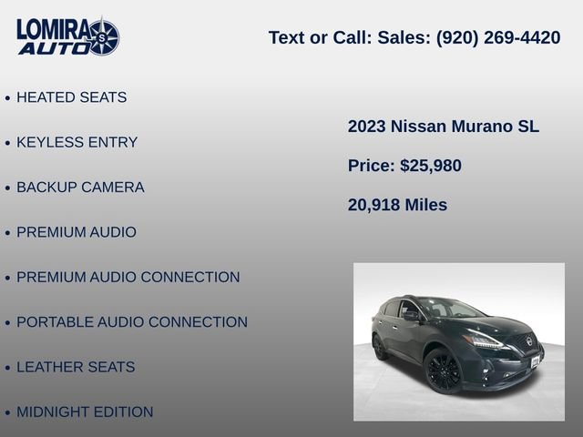 Used 2023 Nissan Murano SL AWD/4WD image 14