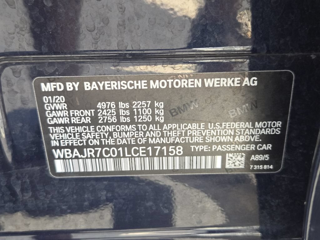 Used 2020 BMW 530i xDrive w/ Convenience Package AWD/4WD image 33