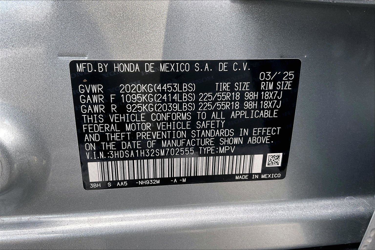 Certified 2025 Acura ADX FWD image 35