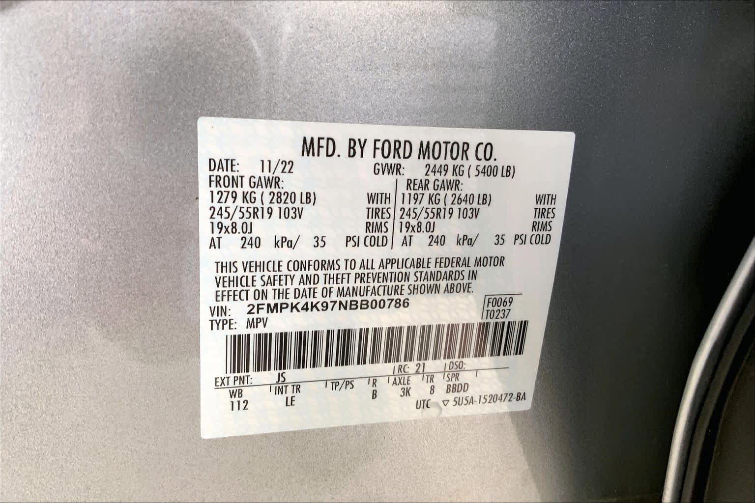 Certified 2022 Ford Edge Titanium image 32