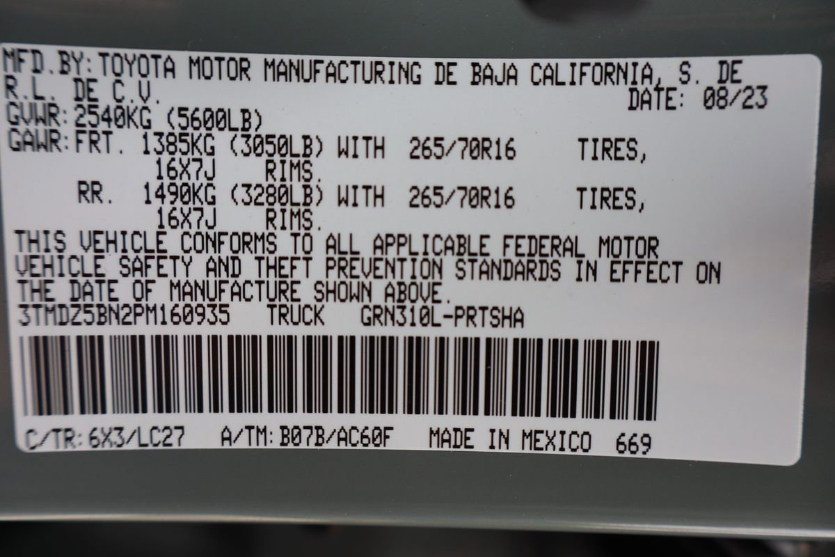 Used 2023 Toyota Tacoma TRD Off-Road w/ TRD Premium Off Road Package AWD/4WD image 66
