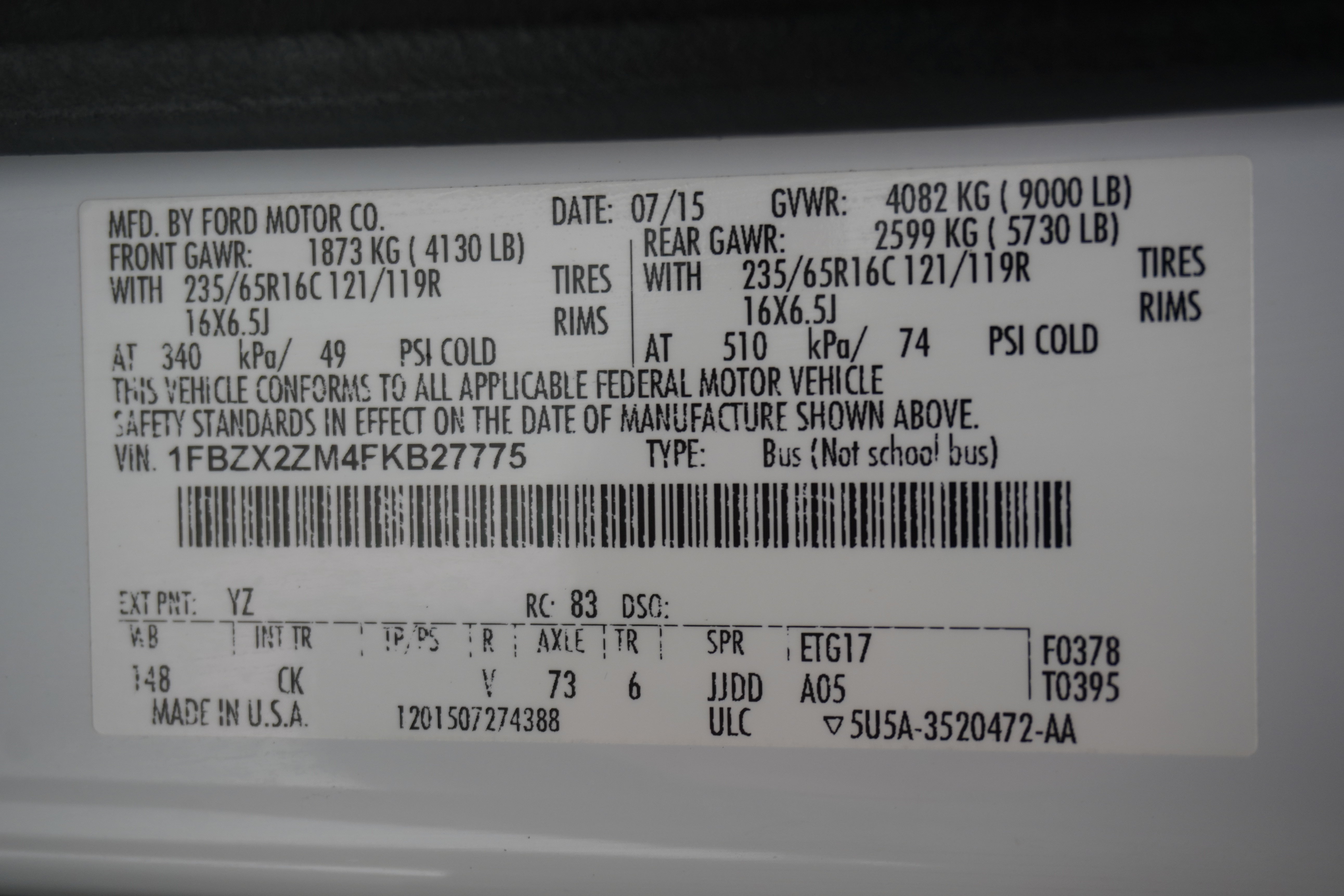 Used 2015 Ford Transit 350 XLT RWD image 27