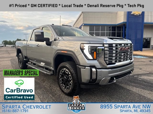Certified 2025 GMC Sierra 3500 Denali w/ Denali Reserve Package AWD/4WD image 1