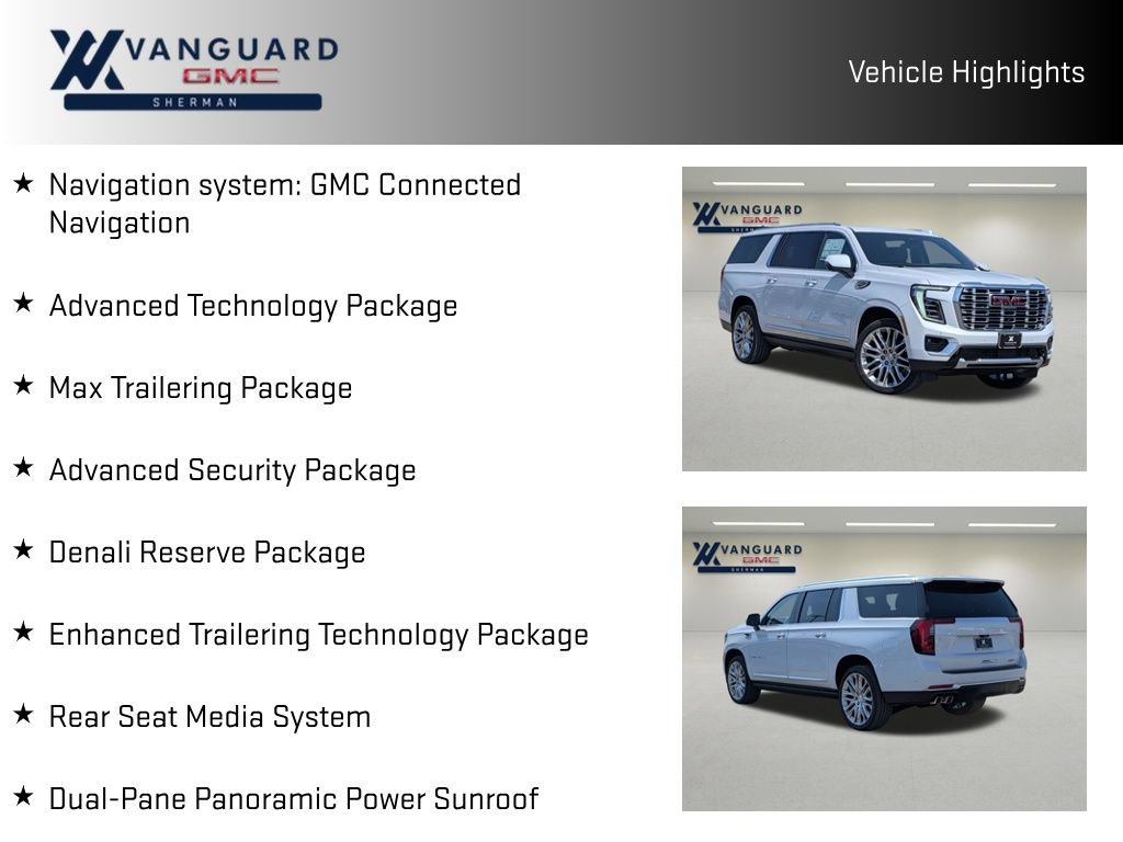 New 2026 GMC Yukon XL Denali w/ Denali Reserve Package AWD/4WD image 10
