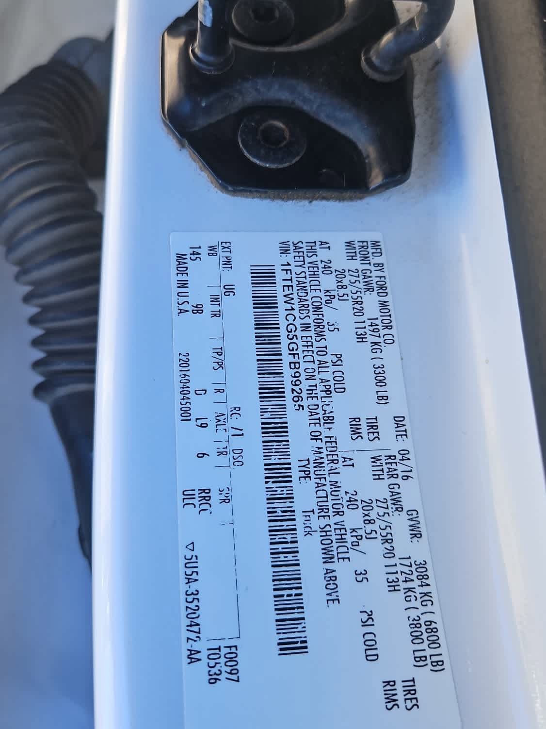 Used 2016 Ford F150 Platinum w/ Equipment Group 701A Luxury RWD image 21