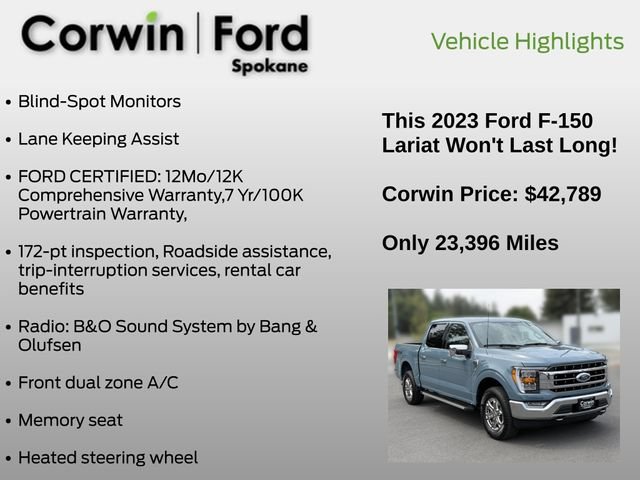 Used 2023 Ford F150 Lariat AWD/4WD image 7
