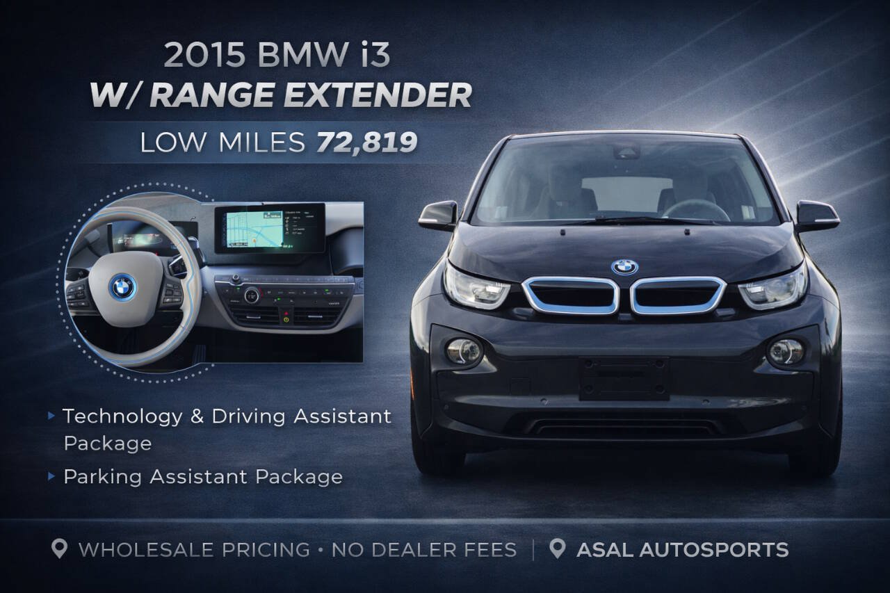 Used 2015 BMW i3 w/ Range Extender RWD image 2