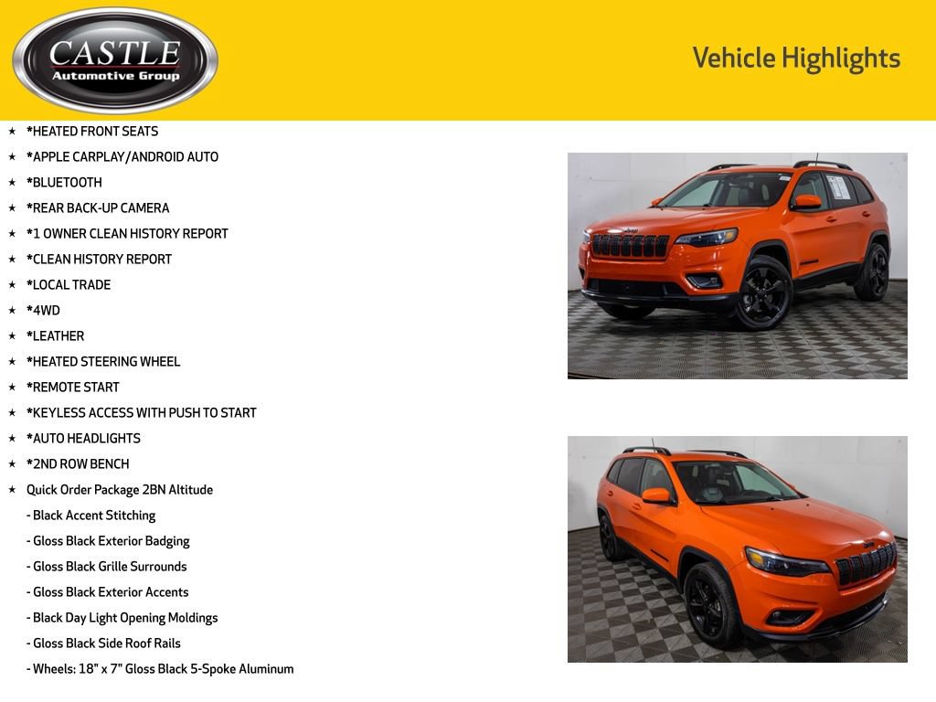 Used 2021 Jeep Cherokee Latitude Plus AWD/4WD image 3