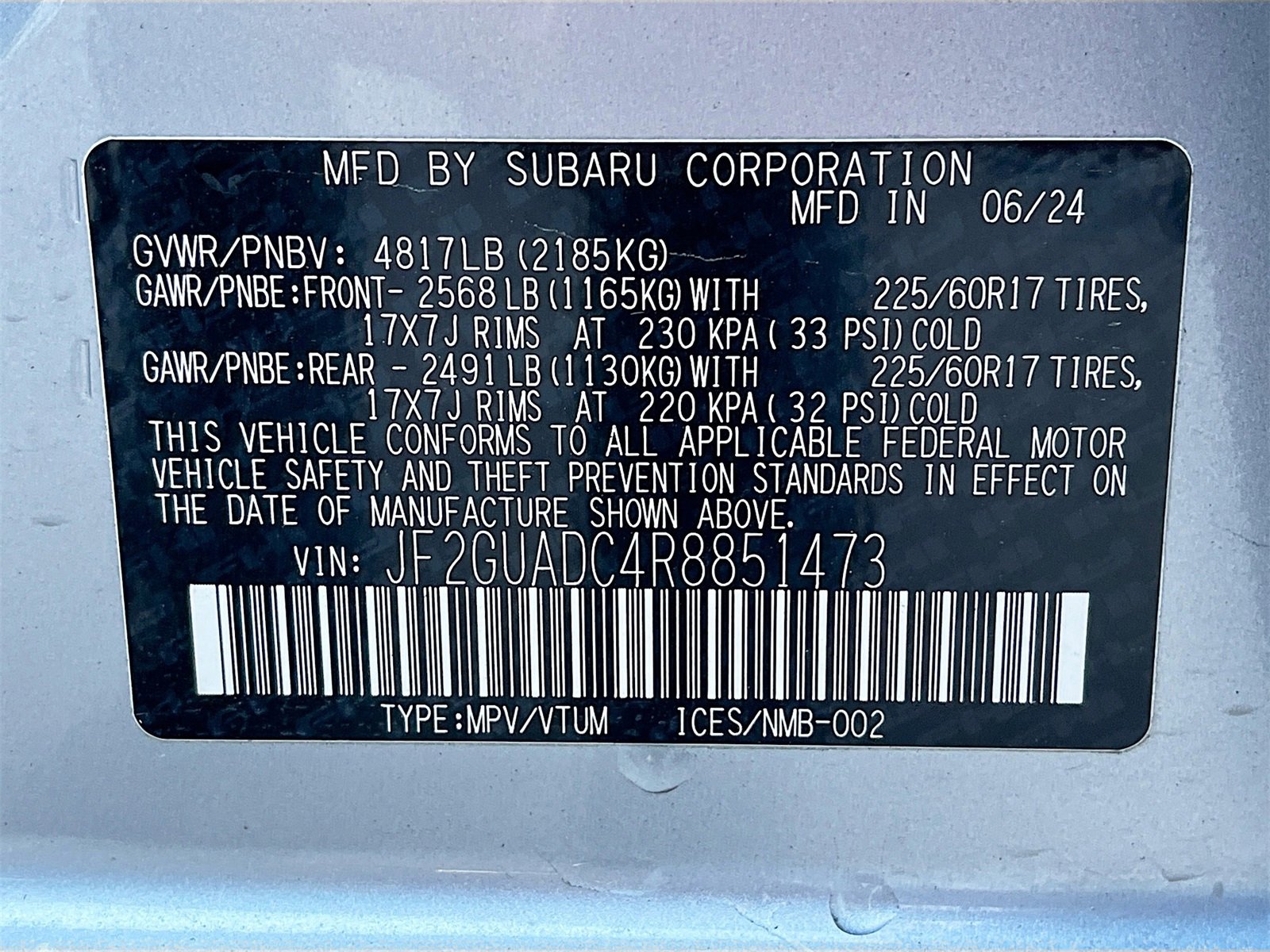 Used 2024 Subaru Crosstrek 2.0i Premium image 29