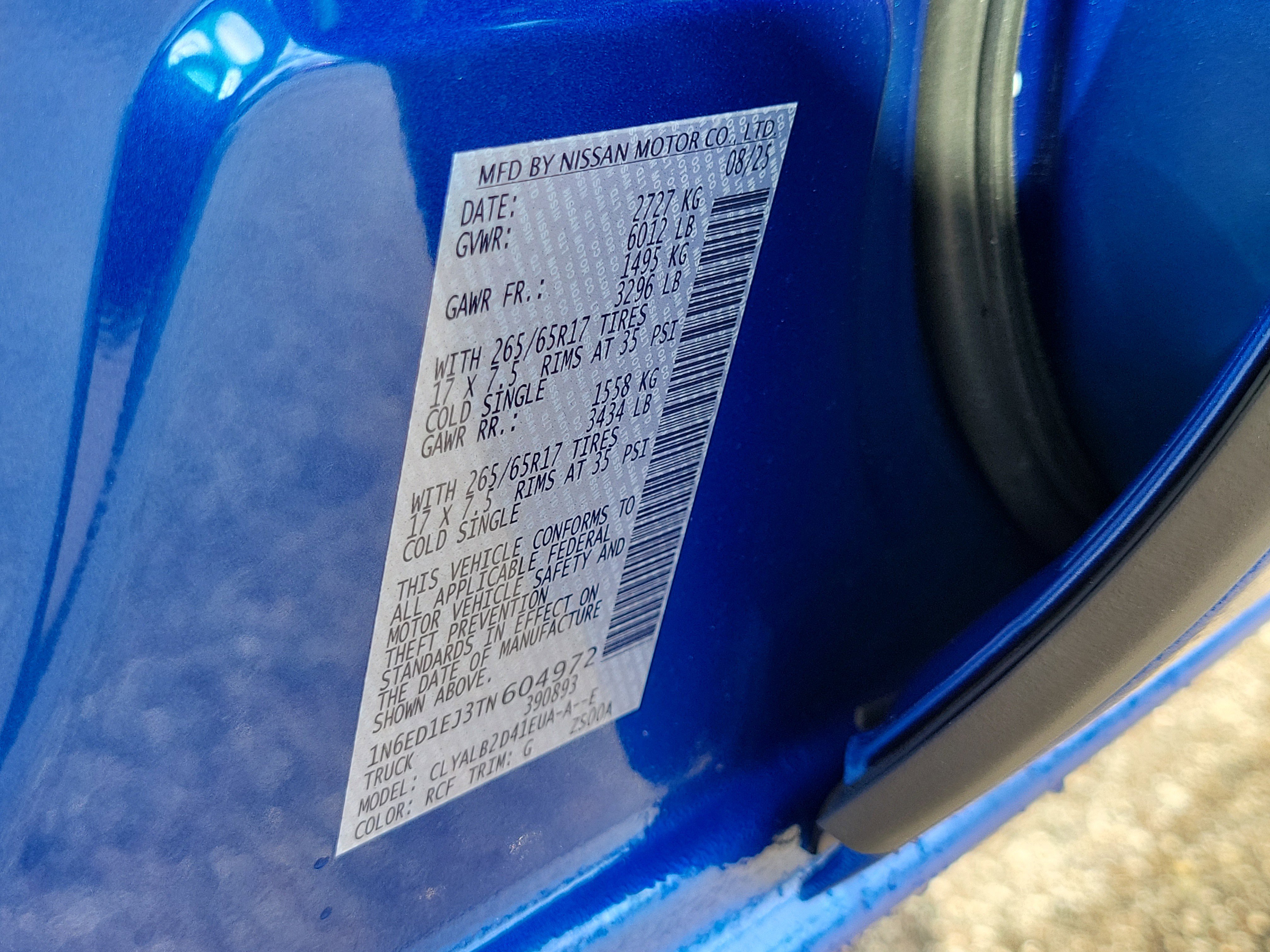 New 2026 Nissan Frontier SV image 28