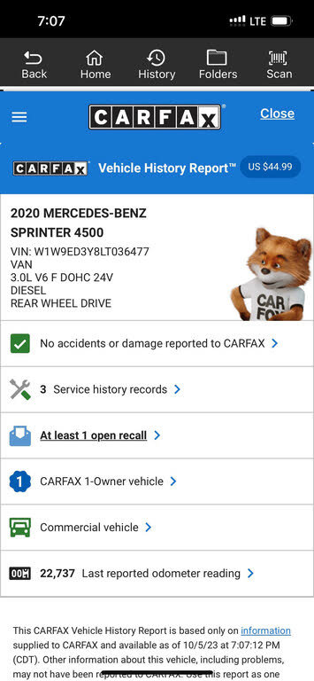 Used 2020 Mercedes-Benz Sprinter 4500 image 41