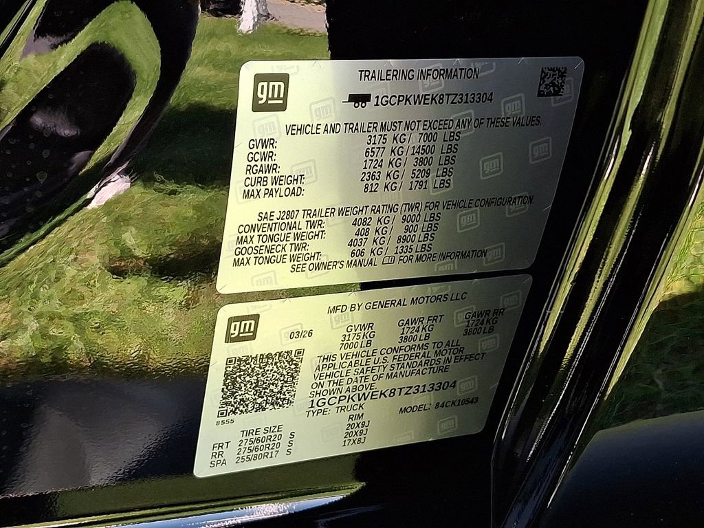 New 2026 Chevrolet Silverado 1500 RST w/ RST Select Package AWD/4WD image 18