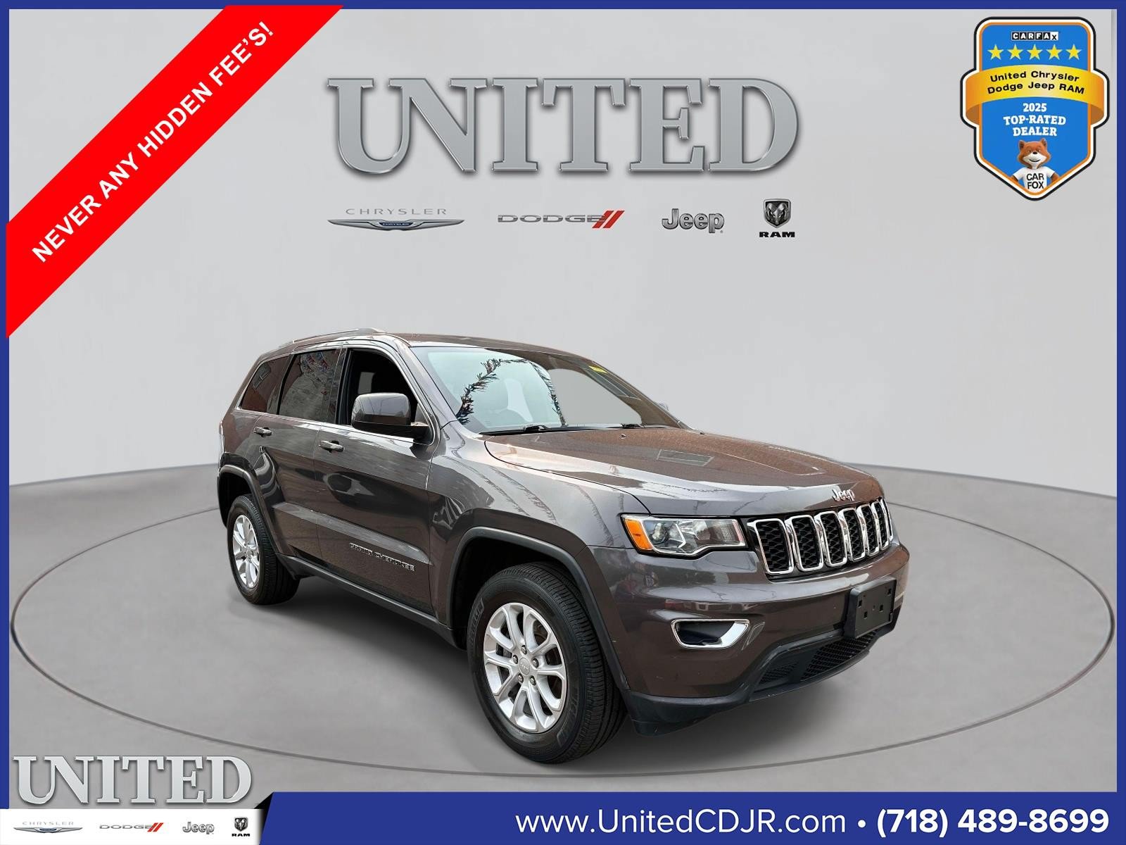 Certified 2021 Jeep Grand Cherokee Laredo X