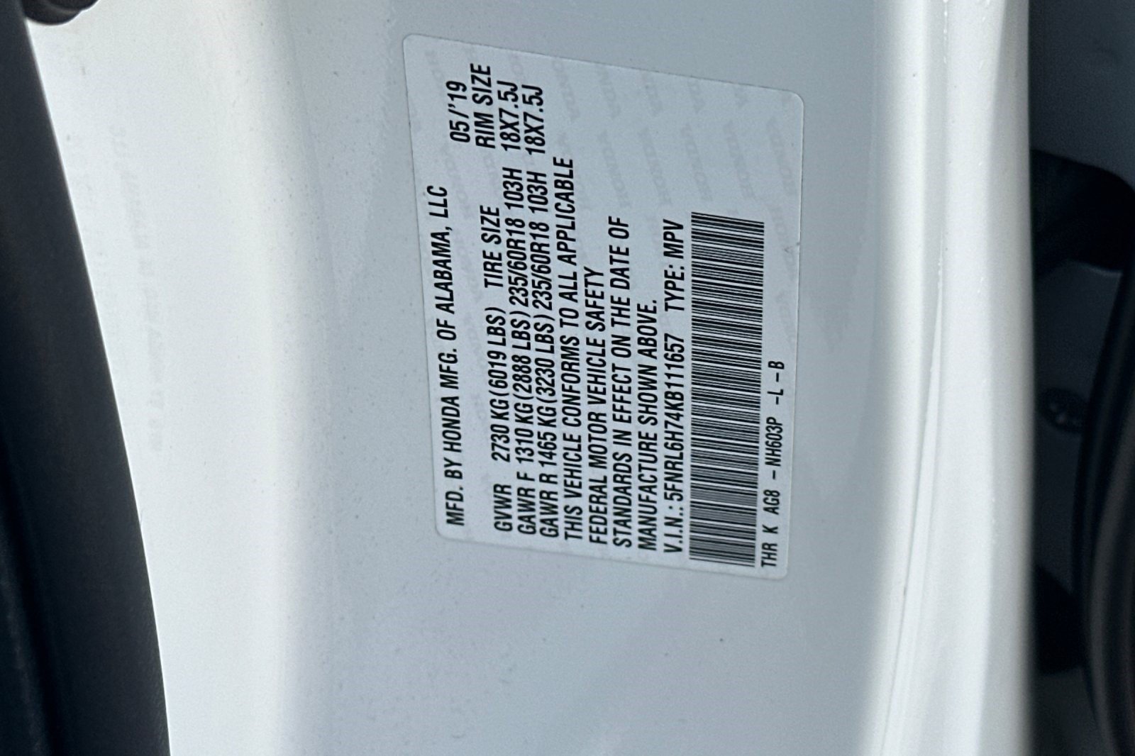 Used 2019 Honda Odyssey EX-L image 27